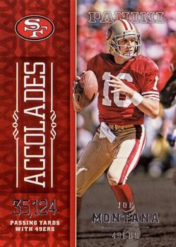 Joe Montana San Francisco 49ers 2016 Panini Football NFL Accolades #9